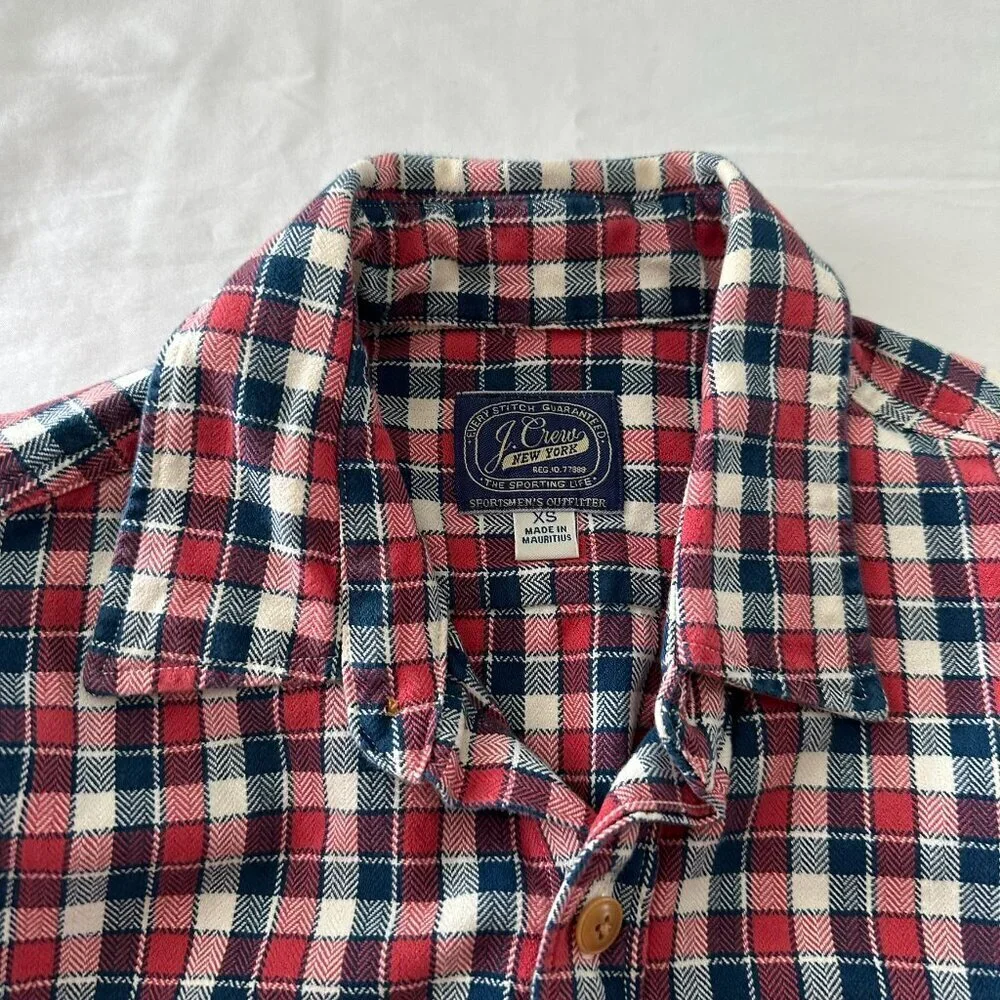 JCrew Flannel Long Sleeve Button Down